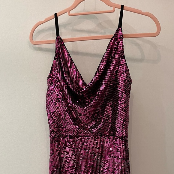 Dress the Population - Paloma Dress - Violet Multi - Size Medium - Picture 2 of 3